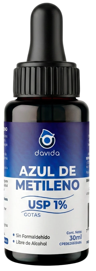 Diseño de catálogo de Azul de metileno